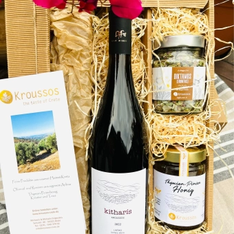 Kroussos PAREA - Giftbox wiht Red dry wine
