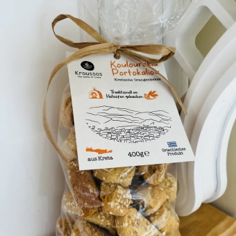 Orangenplätzchen mit Sesam